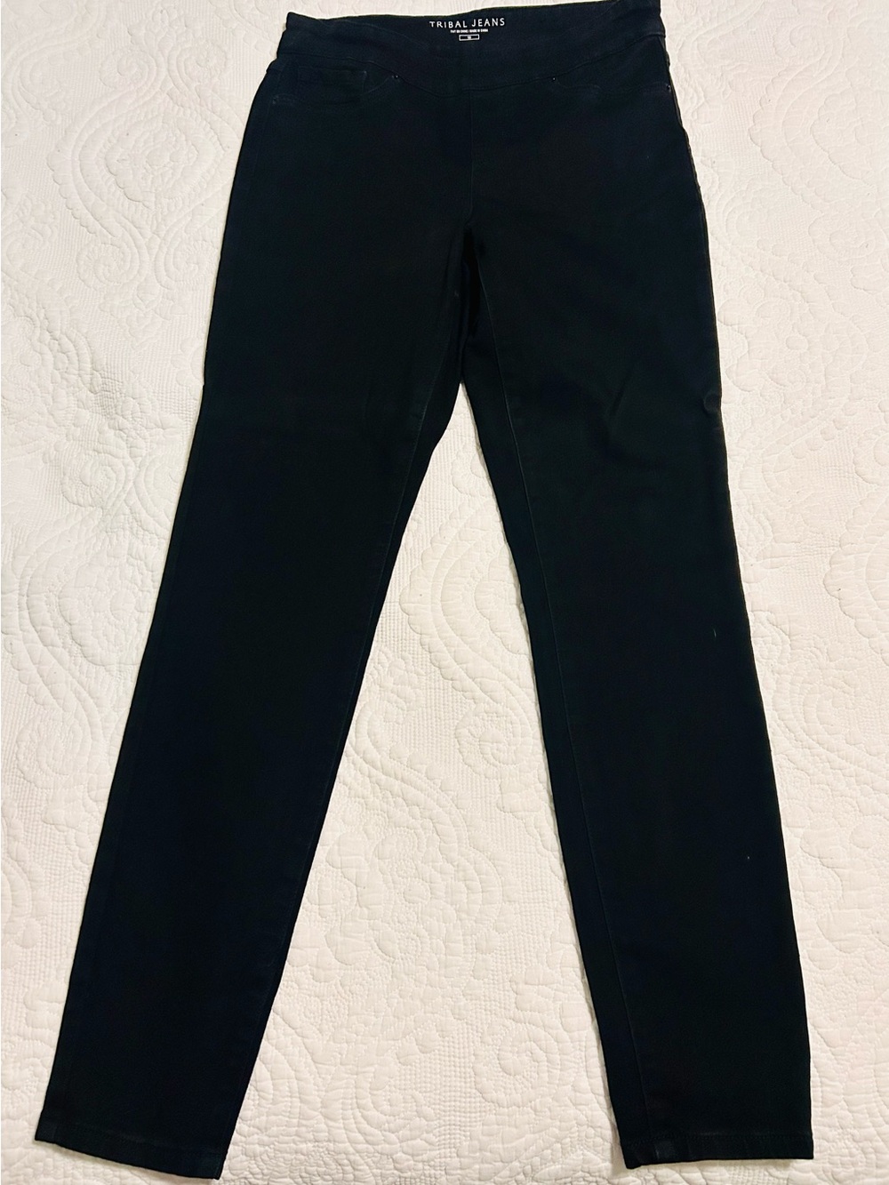 Tribal Audrey Mid-Rise Jegging Women’s 10 Black Skinny Jeans Stretch